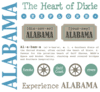 Alabama Scrapbook Stickers Alabama Scrapbook Stickers