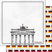 Brandenburg Gate Adventure Scrapbook Paper