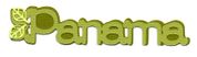 Green Panama Scrapbook Cut Out