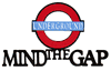 Mind the Gap London Underground Scrapbook Sign Mind the Gap London Underground Scrapbook Sign