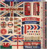 Great Britain Elements Scrapbook Stickers Great Britain Elements Scrapbook Stickers