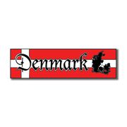 Red and White Denmark Scrapbook Topper