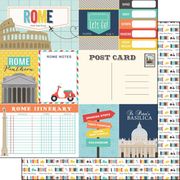 Rome Memories Journal Scrapbook Paper