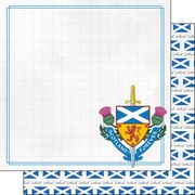 Scotland Adventure Border Scrapbook Paper