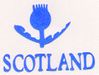 Scotland Thistle Scrapbook Cut Out Scotland Thistle Scrapbook Cut Out