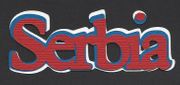 Serbia Scrapbook Cut Out
