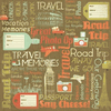 Travel Memories Collage Scrapbook Paper Travel Memories Collage Scrapbook Paper