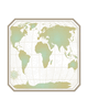 Die Cut World Map Paper Die Cut World Map Paper