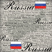 Scratchy Russia Scrapbook Paper